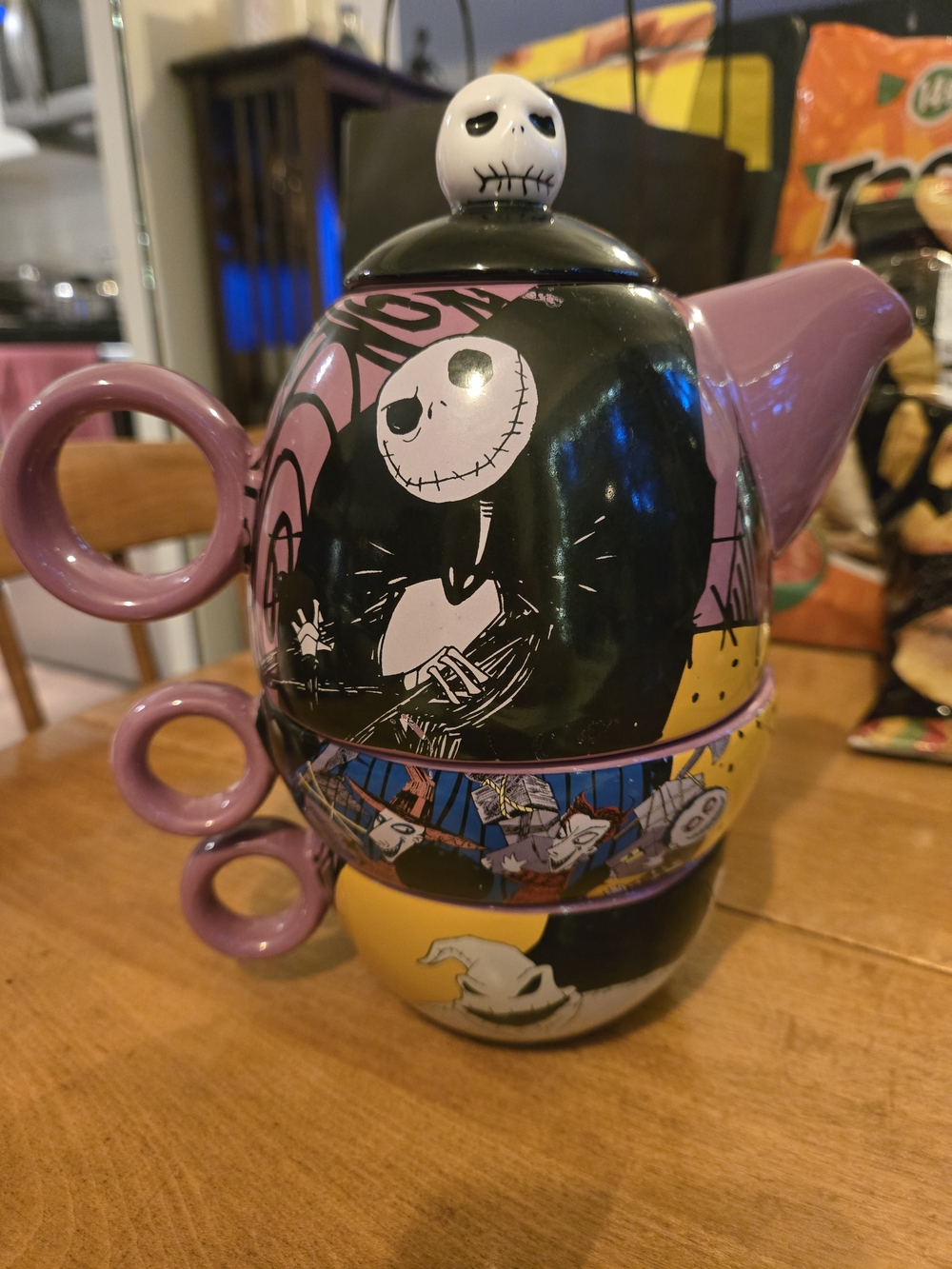 Nightmare Before Christmas Tea‑for‑Two Set – Jack Skellington – Vandor Disney